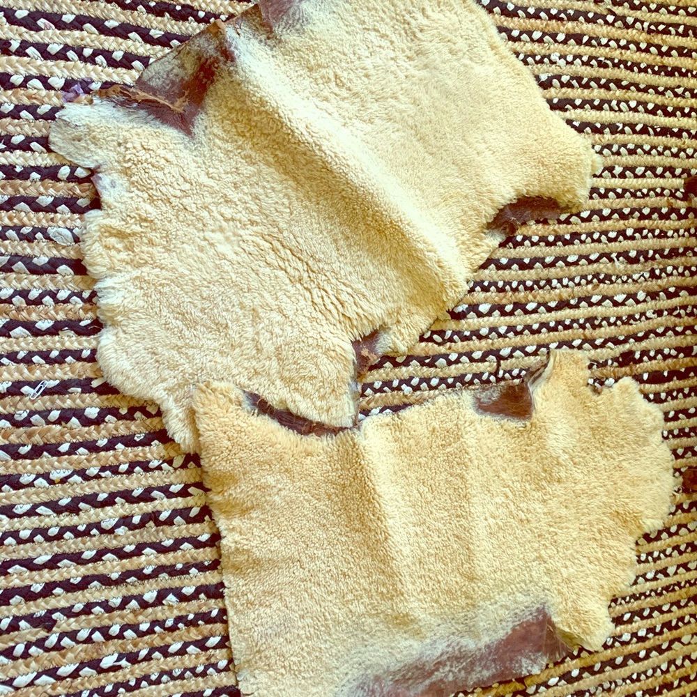Sheep Skin Rugs set of 2